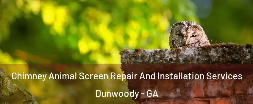  Chimney Animal Screen Repair And Installation Services Dunwoody - GA