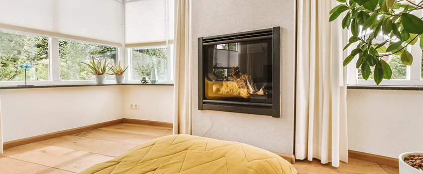 Residential Fireplace Ceramic Glass Installation in Dunwoody, GA