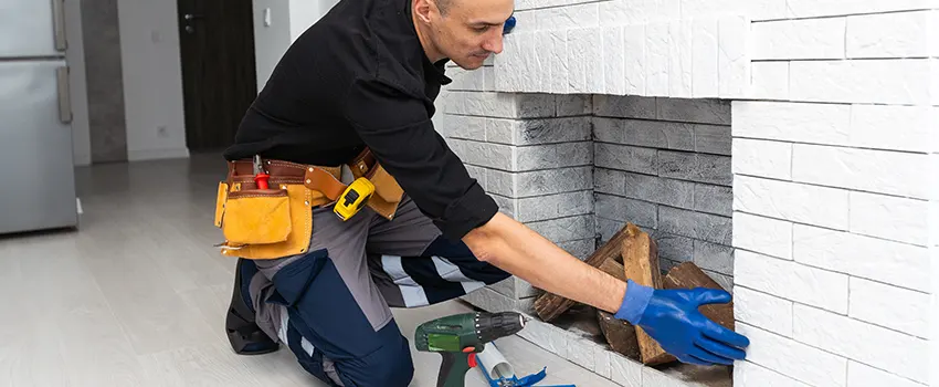 Fireplace Damaged Damper Frame Repair Services in Dunwoody, Georgia