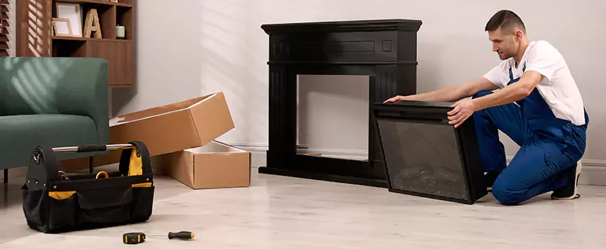 Old Rusted Metal Fireplace Repair And Replacement in Dunwoody, GA
