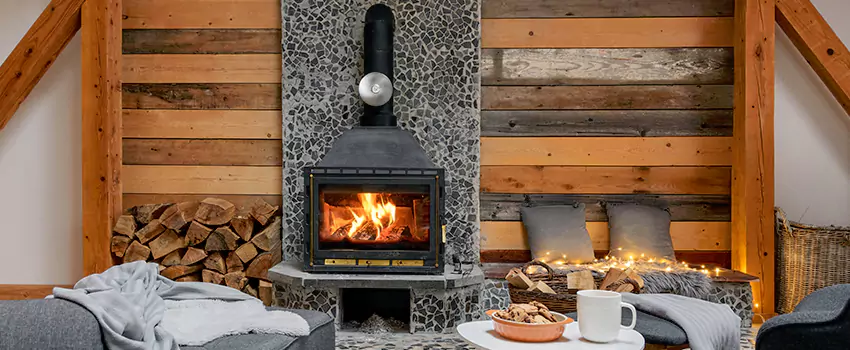 Thelin Hearth Products Direct Vent Gas Stove Fireplace Inspection in Dunwoody, Georgia